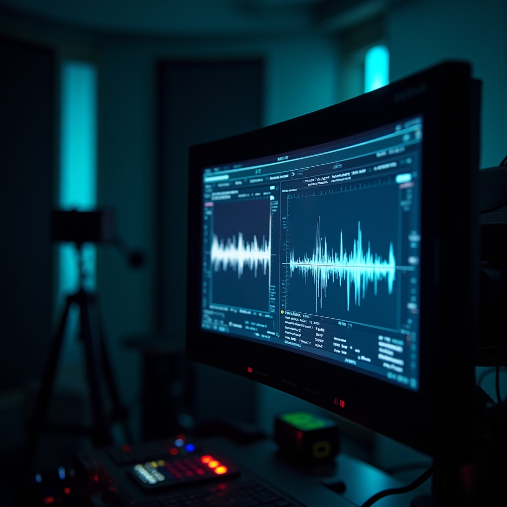 Kalibrierter Referenzmonitor mit Vectorscope und Wellenform-Anzeige